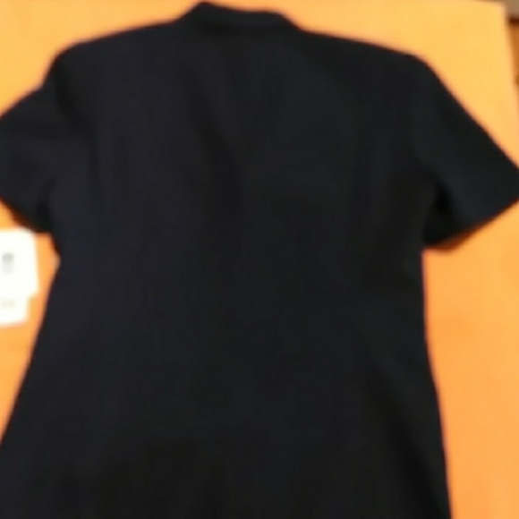 Liz Clairborne Navy short sleeve Jacket - Picture 3 of 3